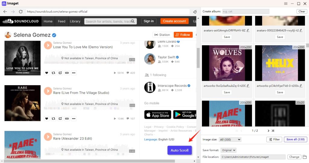 How to Download Images and Cover Art from SoundCloud? - Imaget