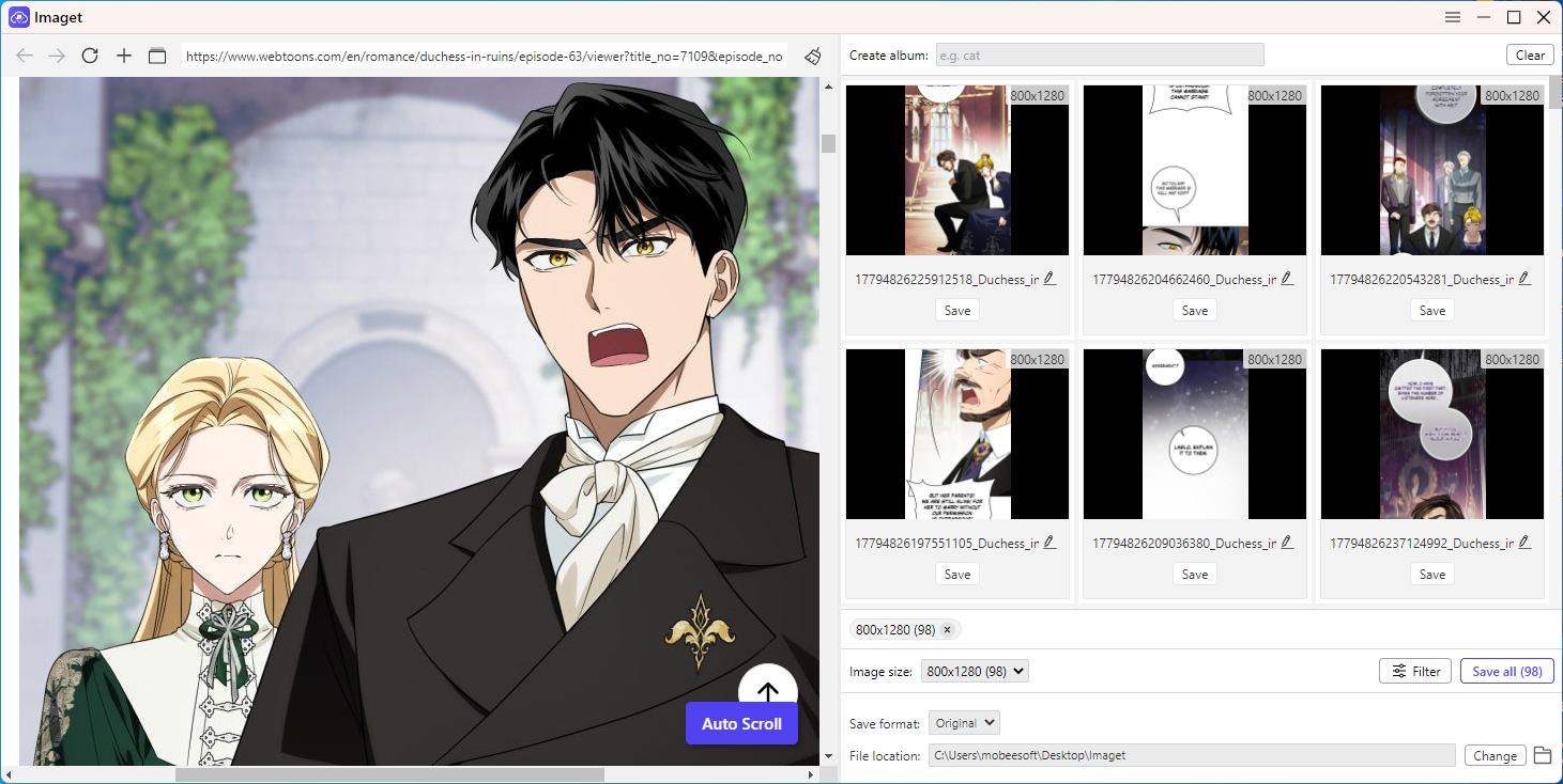 bulk download webtoons manga with imaget