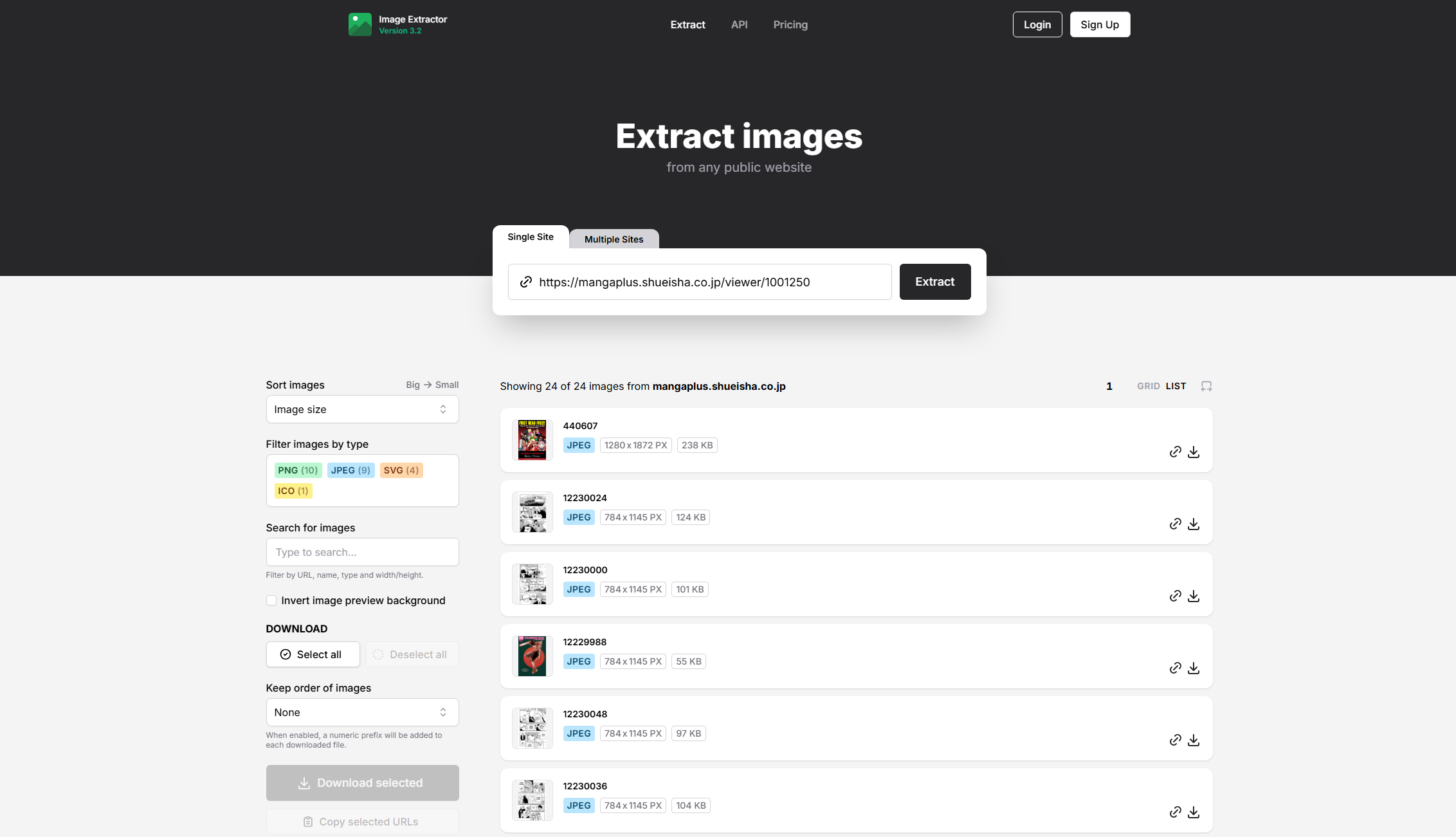 download chainsaw man manga with online downloader