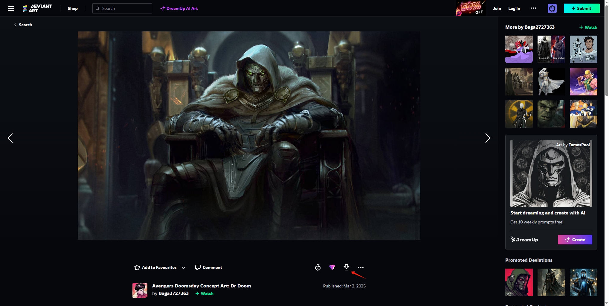 download dr doom wallpaper from deviantart