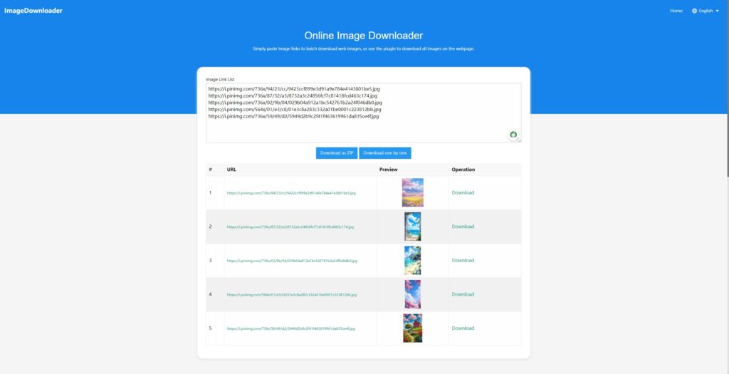 How to Bulk Download Images from URL List? Imaget