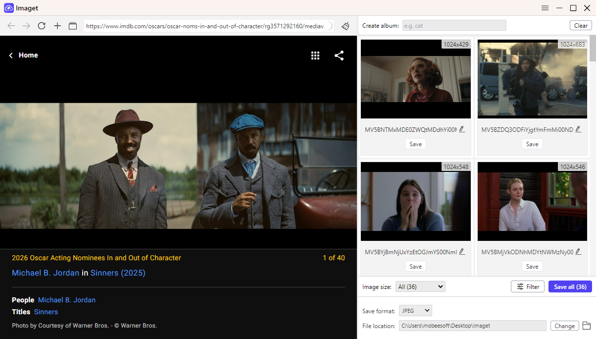 download imdb images with imaget