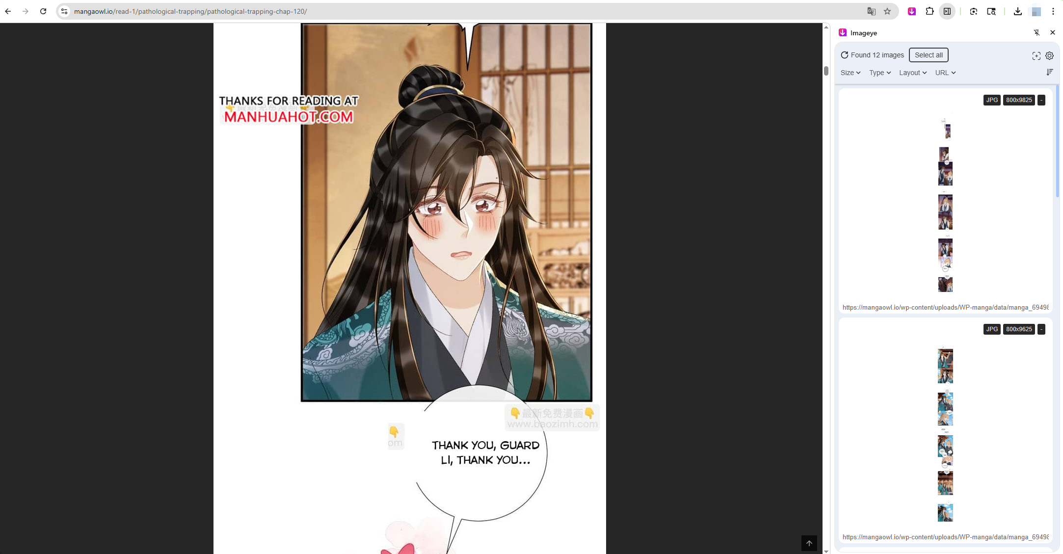 Mangaowl mit Erweiterung herunterladen