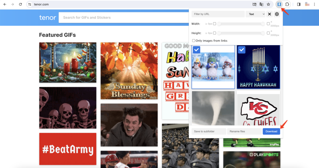 如何從 Tenor 下載 GIF？- Imaget