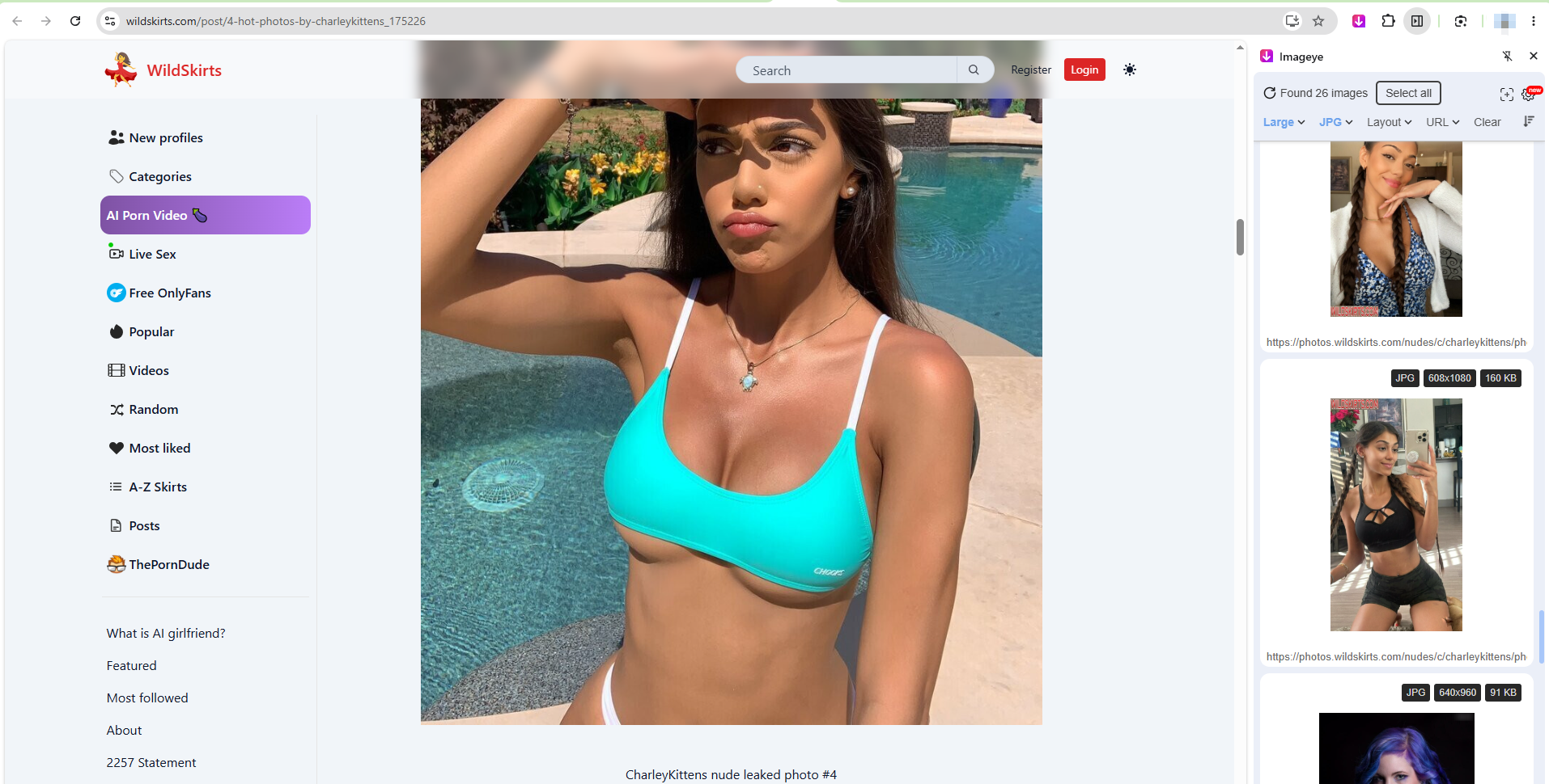 download wildskirts pictures with extension