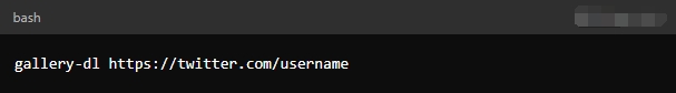 gallery dl download twitter user images