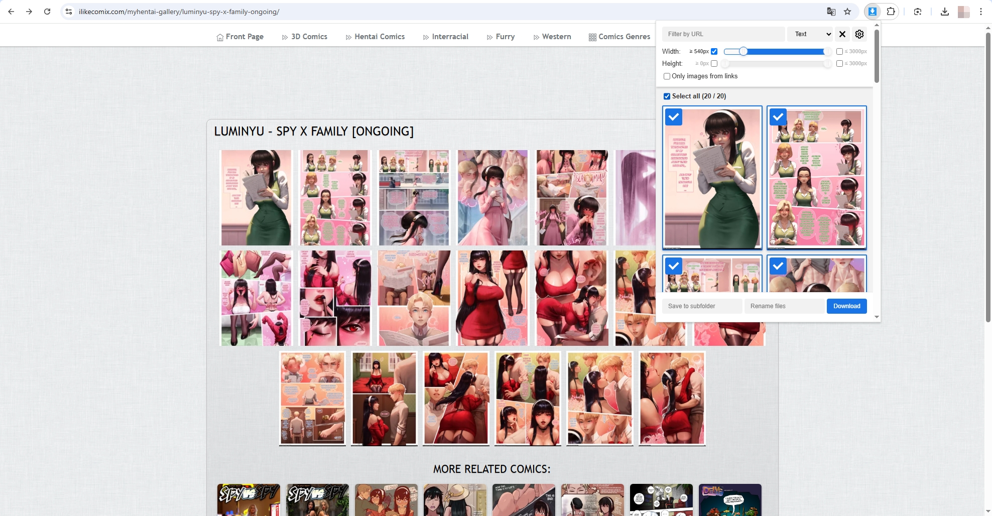 image downloader extension download ilikecomix