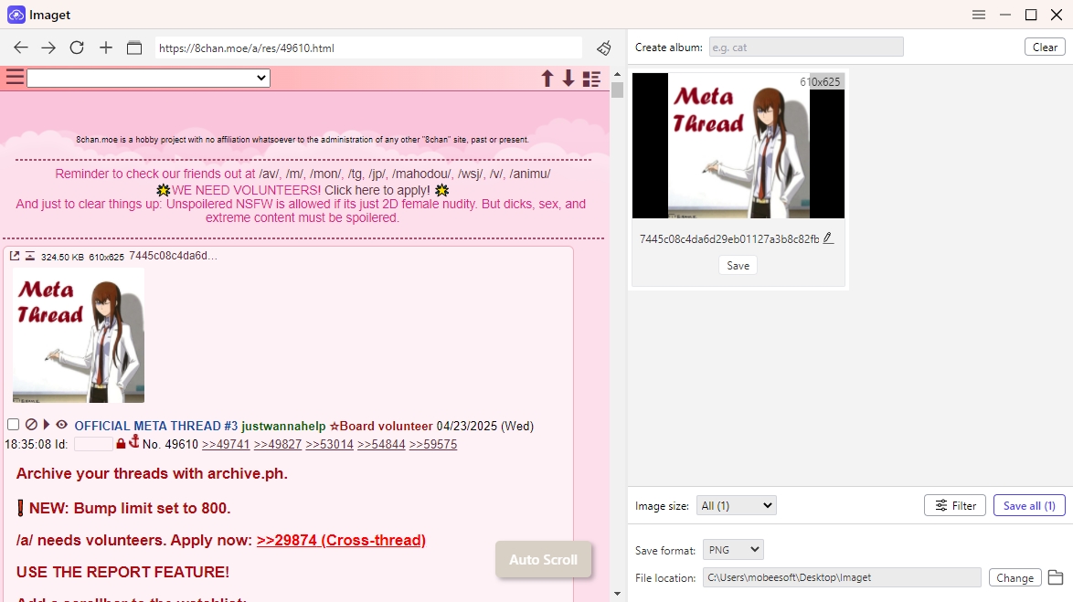 imaget extract 8chan images