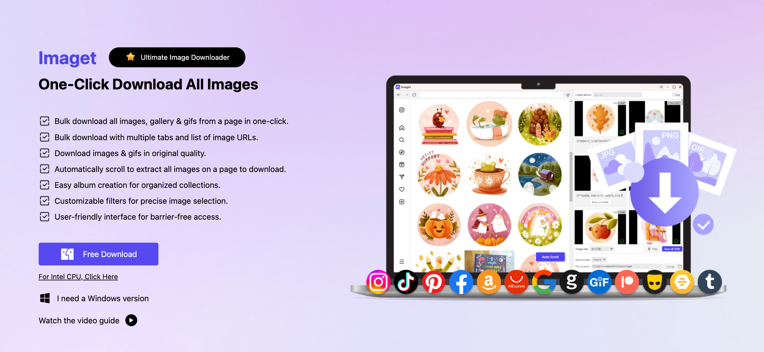 imaget website