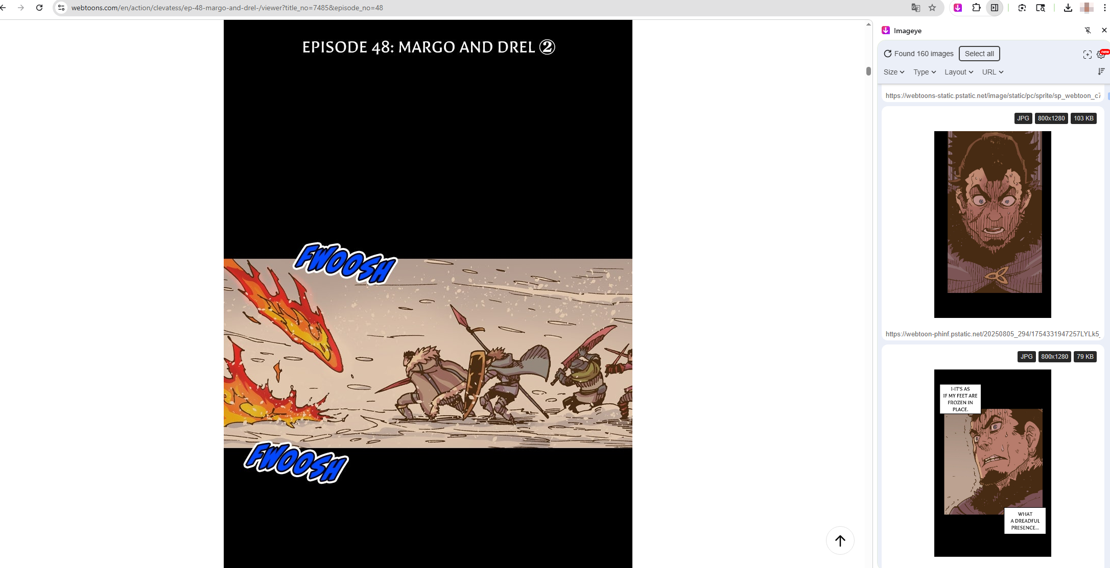 imageye 클레바테스 만화 다운로드