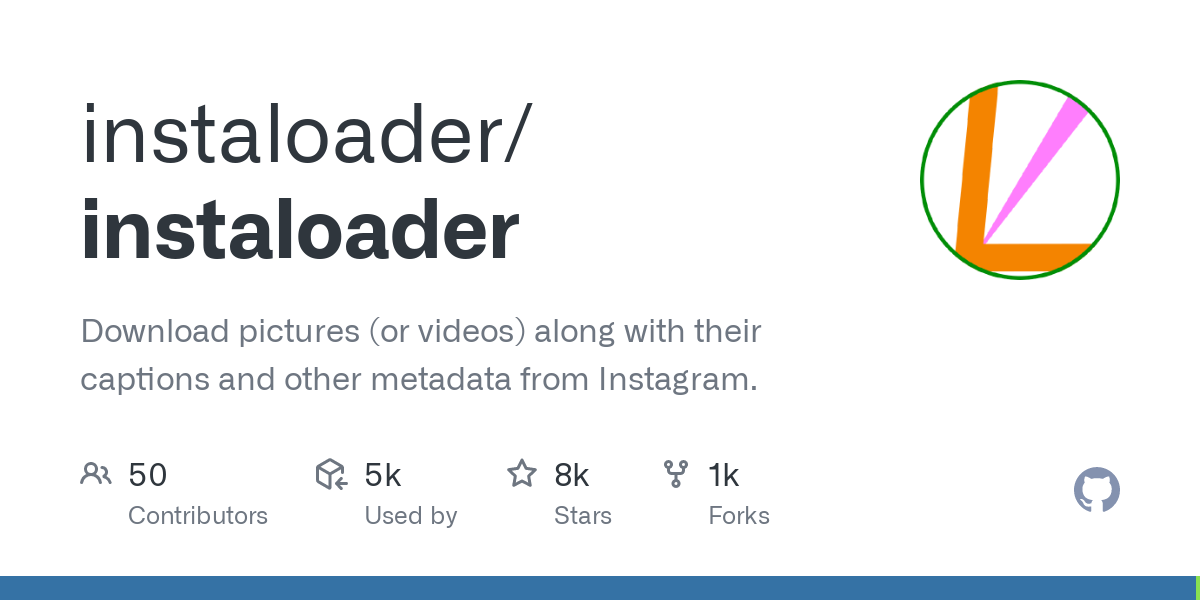 instaloader github