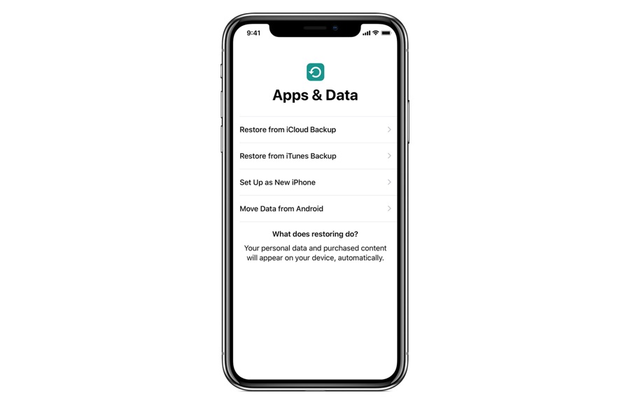 Restaurar iPhone desde una copia de seguridad de iCloud
