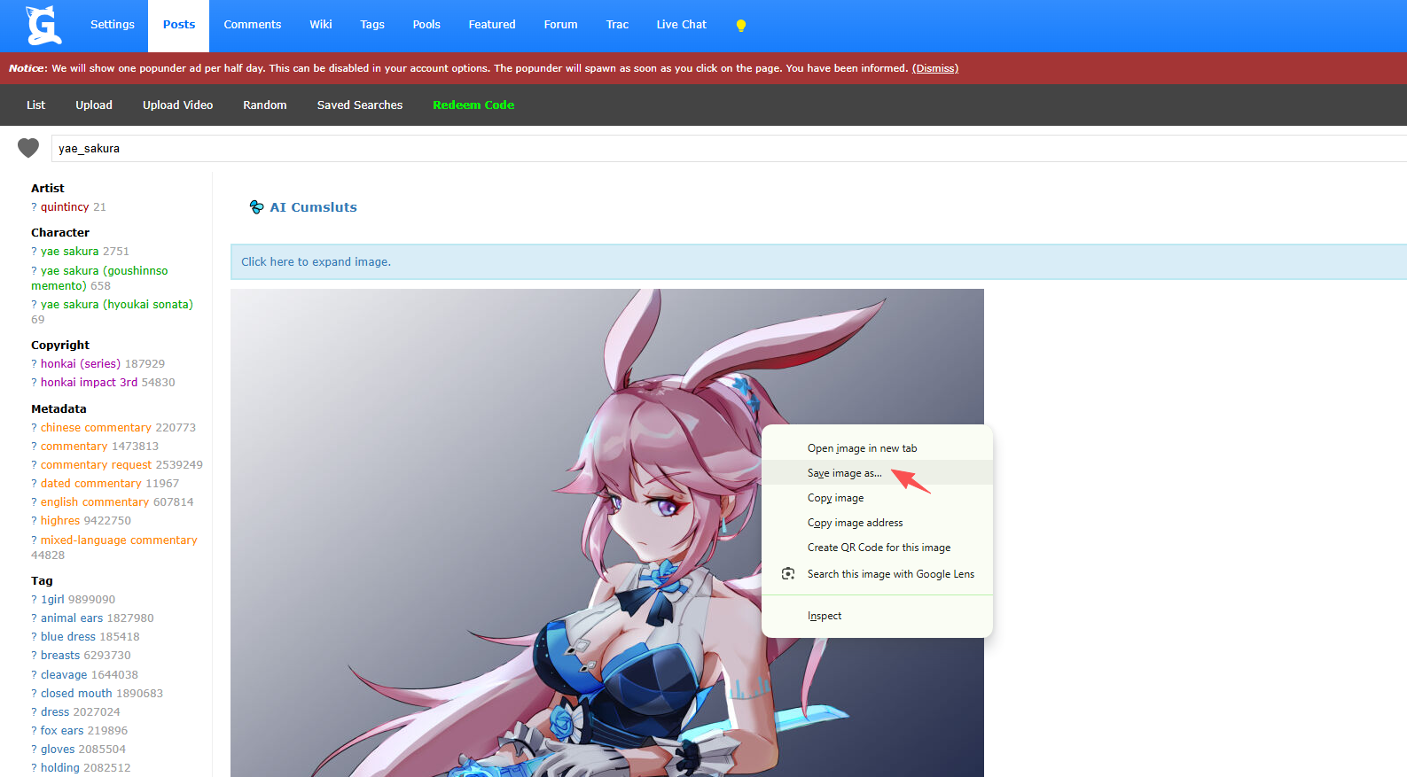 手動ダウンロード gelbooru 画像