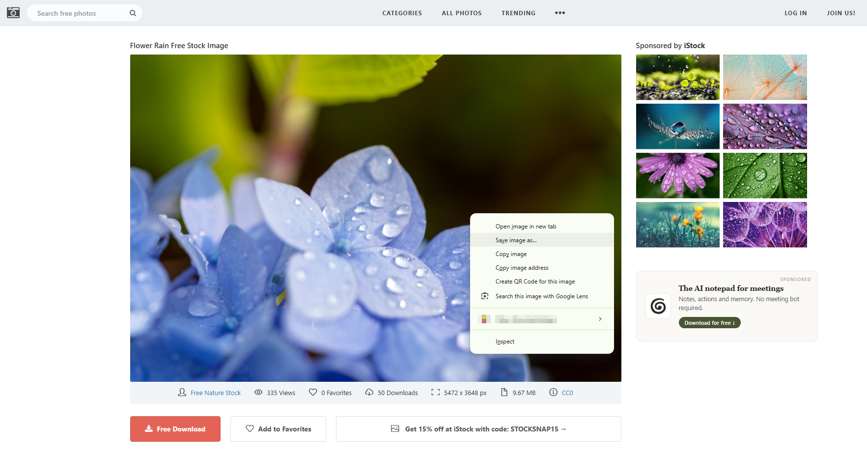 manual download stocksnap free stock image