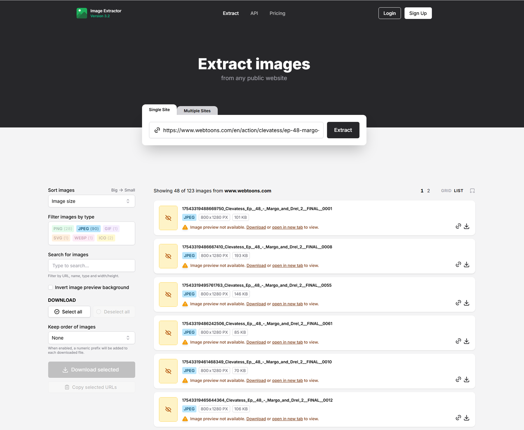 클레바테스 만화를 다운로드할 수 있는 온라인 다운로더