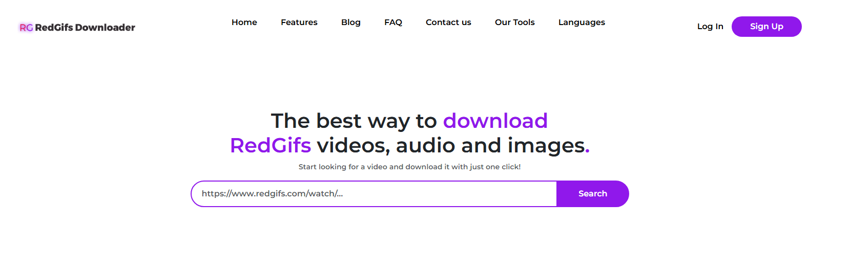 Descargador de gifs rojos