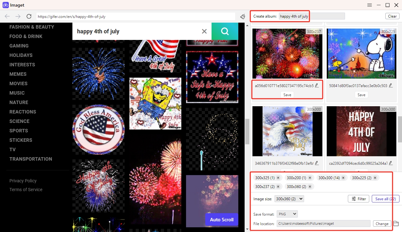 select 4th of july animated images to download