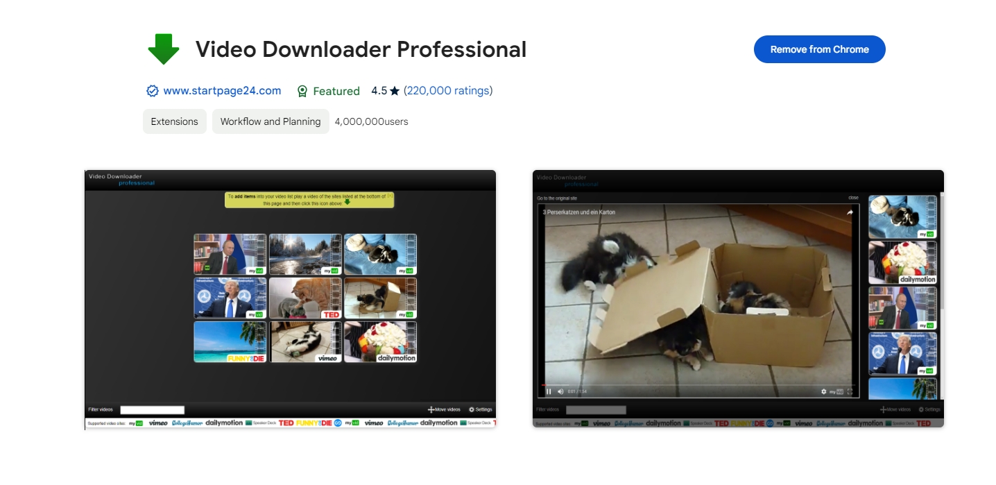 downloader de vídeo profissional